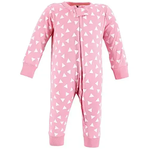 Hudson Baby Unisex Baby Cotton Sleep and Play - 4