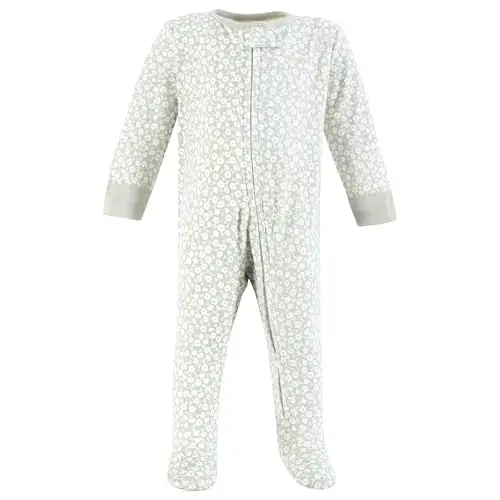 Hudson Baby Unisex Baby Cotton Sleep and Play - 5