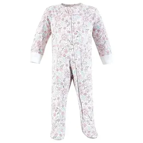 Hudson Baby Unisex Baby Cotton Sleep and Play - 3