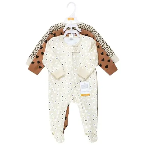 Hudson Baby Unisex Baby Cotton Sleep and Play - HUDSON (1)