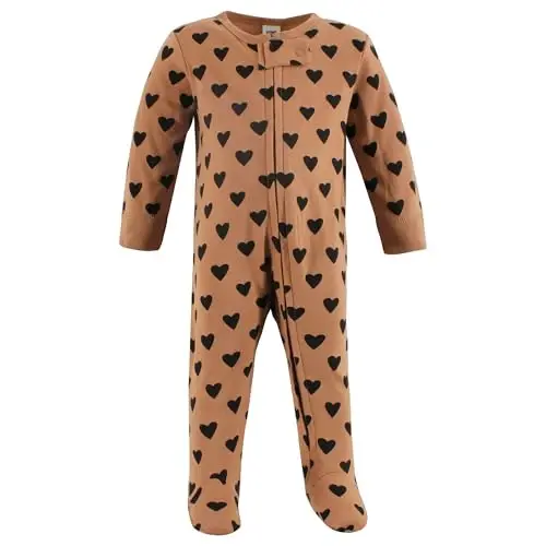 Hudson Baby Unisex Baby Cotton Sleep and Play - 4