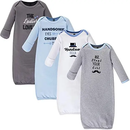 Hudson Baby unisex-baby paxta ko'ylaklari 