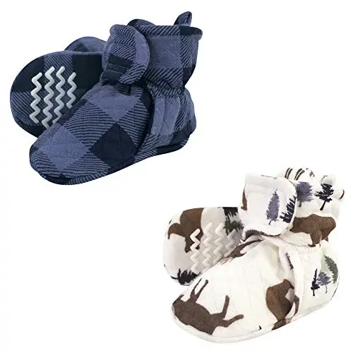 Hudson Baby Unisex Baby Quilted Booties 