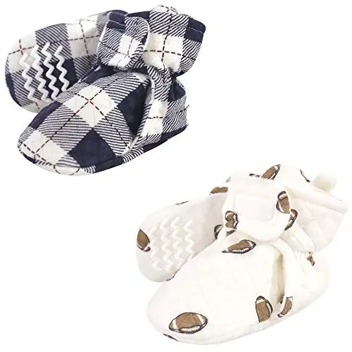 Hudson Baby Unisex Baby Quilted Booties 
