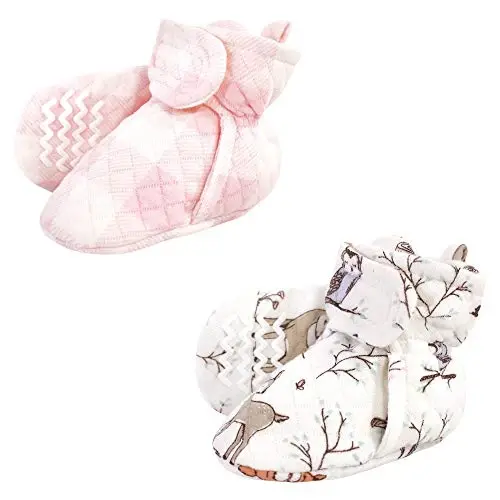 Hudson Baby Unisex Baby Quilted Booties - 1