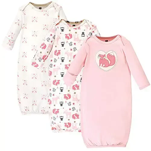 Hudson Baby unisex-baby Cotton Gowns - BABYVISION INC.