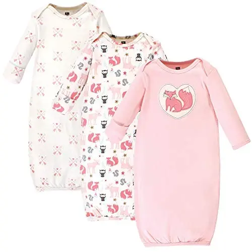Hudson Baby Unisex Baby Cotton Gowns - 1