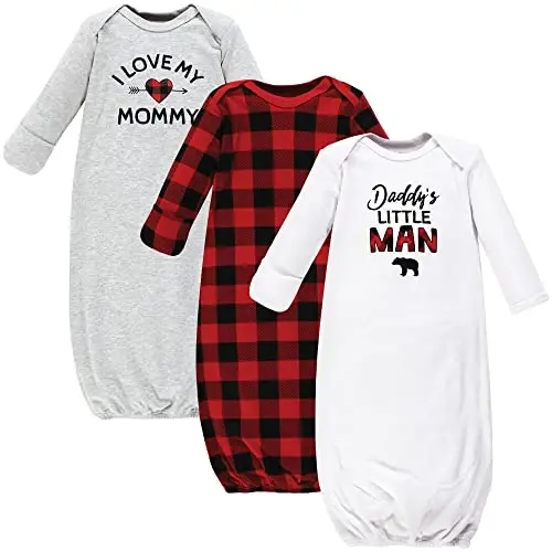 Hudson Baby unisex-baby Cotton Gowns - HUDSON BABY