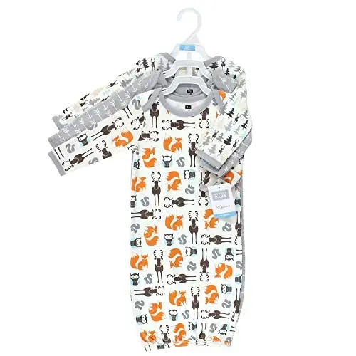 Hudson Baby unisex-baby Cotton Gowns - 2