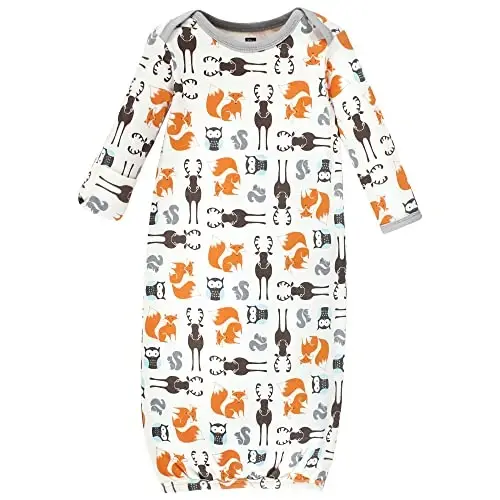 Hudson Baby unisex-baby Cotton Gowns - 3