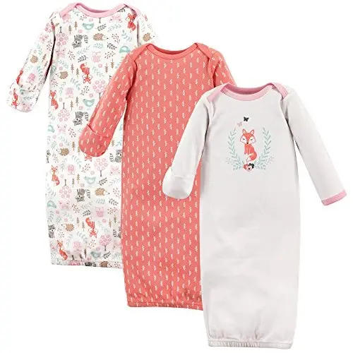 Hudson Baby Unisex Baby Cotton Gowns - 1