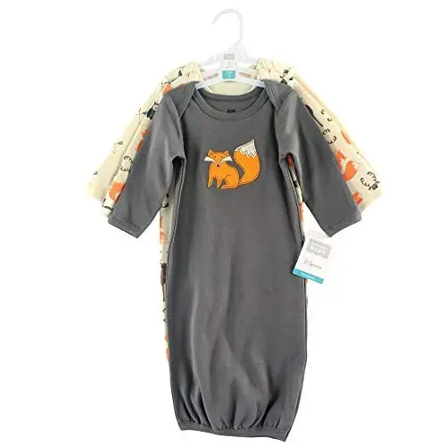 Hudson Baby unisex-baby Cotton Gowns - 3