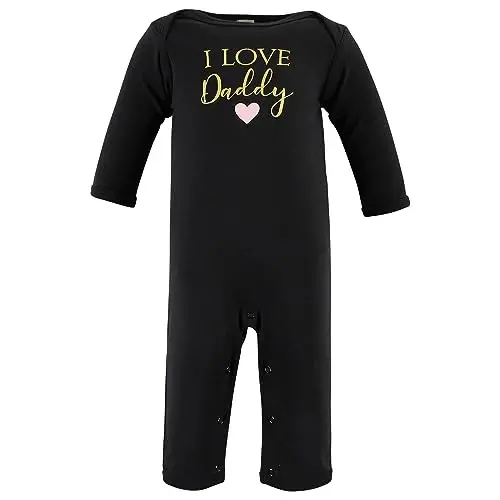 Hudson Baby Unisex Baby Cotton Coveralls, Girl-Daddy, 12-18 Months - 3