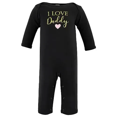 Hudson Baby Unisex Baby Cotton Coveralls, Girl-Daddy, 12-18 Months - 3
