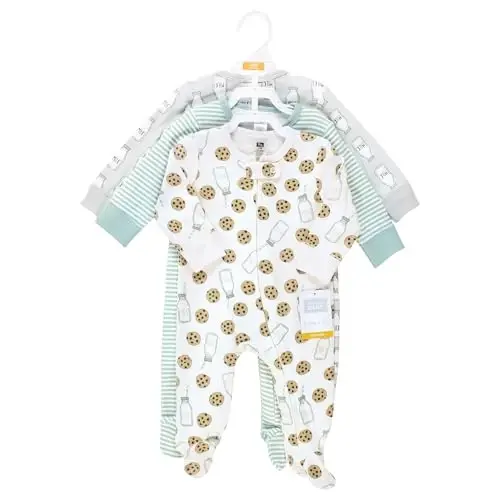 Hudson Baby Unisex Baby Cotton Sleep and Play - 2