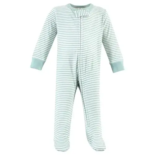 Hudson Baby Unisex Baby Cotton Sleep and Play - 4