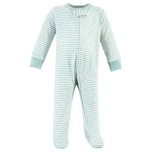 Hudson Baby Unisex Baby Cotton Sleep and Play - 4