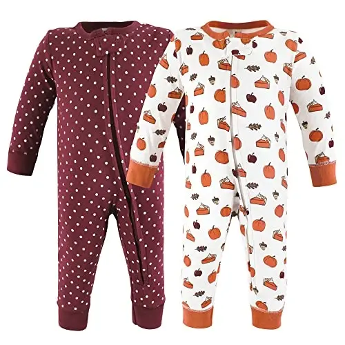 Hudson Baby Unisex Baby Cotton Sleep and Play - MODAZONE