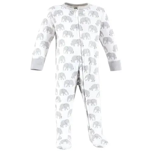 Hudson Baby Unisex Baby Cotton Sleep and Play - 5