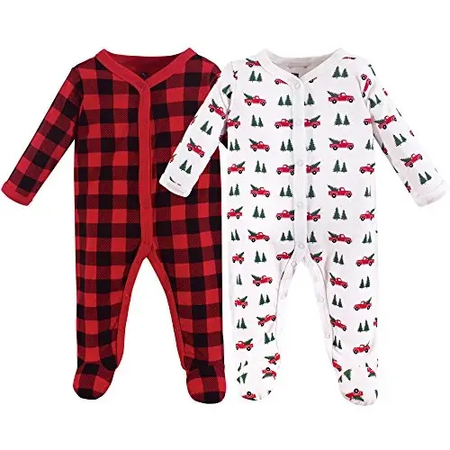 Hudson Baby Unisex Baby Cotton Sleep and Play - BABYVISION INC.