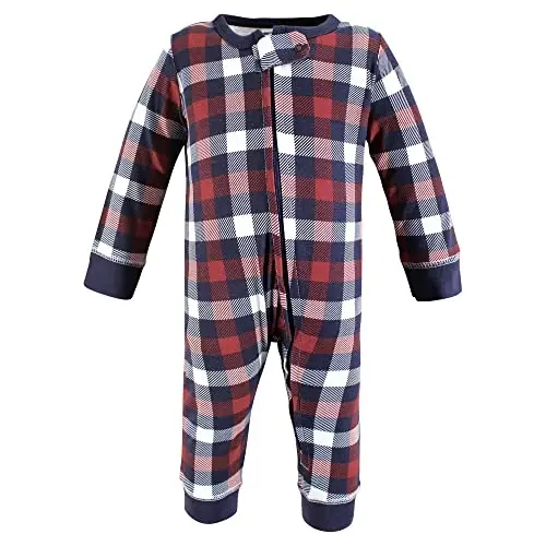 Hudson Baby Unisex Baby Cotton Sleep and Play - 4