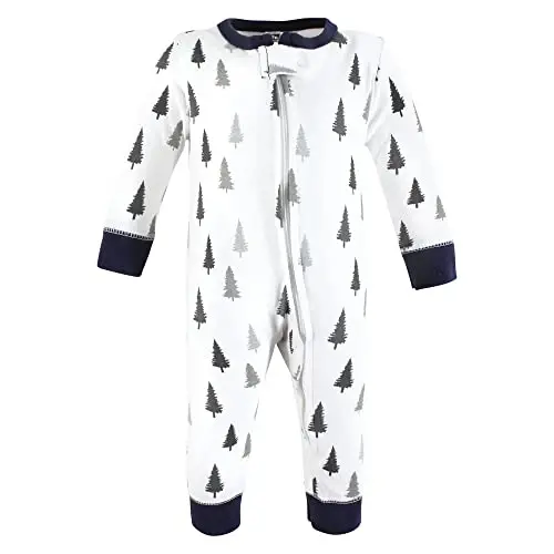 Hudson Baby Unisex Baby Cotton Sleep and Play - 5