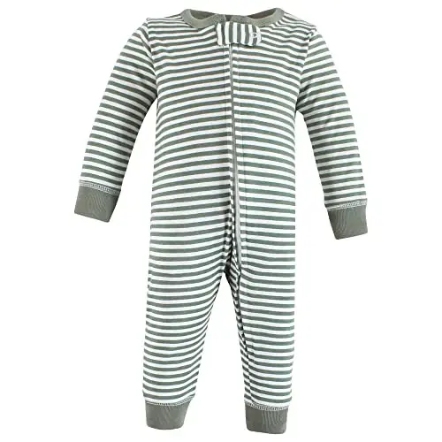 Hudson Baby Unisex Baby Cotton Sleep and Play - 5