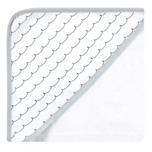 Hudson Baby Unisex Baby Cotton Rich Hooded Towels, Sailor Elephant, One Size - 4