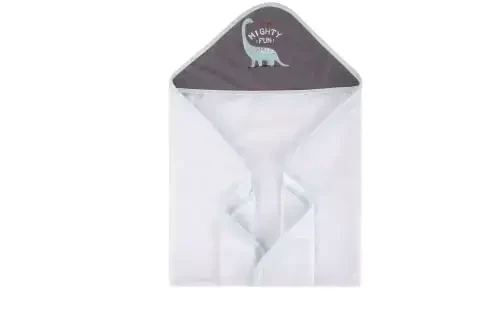 Hudson Baby Unisex Baby Cotton Rich Hooded Towels, Dinosaurs, One Size - 4