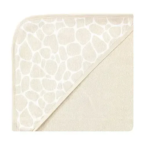 Hudson Baby Unisex Baby Cotton Rich Hooded Towels, Vintage Safari, One Size - 5