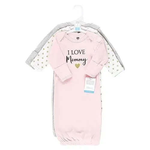 Hudson Baby Unisex Baby Cotton Gowns - 2