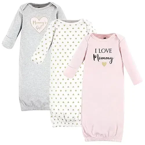 Hudson Baby unisex-baby Cotton Gowns - 1
