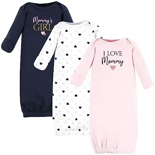 Hudson Baby Unisex Baby Cotton Gowns 