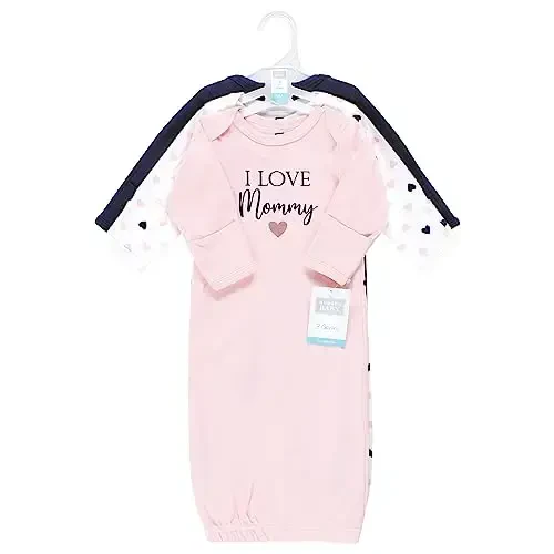 Hudson Baby Unisex Baby Cotton Gowns - 2