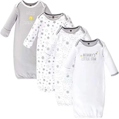 Hudson Baby unisex-baby Cotton Gowns 