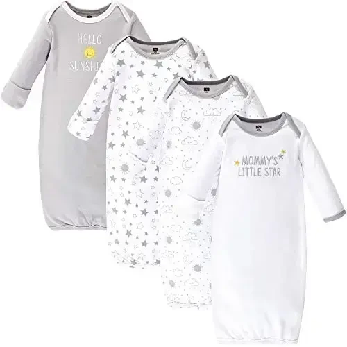 Hudson Baby unisex-baby Cotton Gowns - BABYVISION INC.