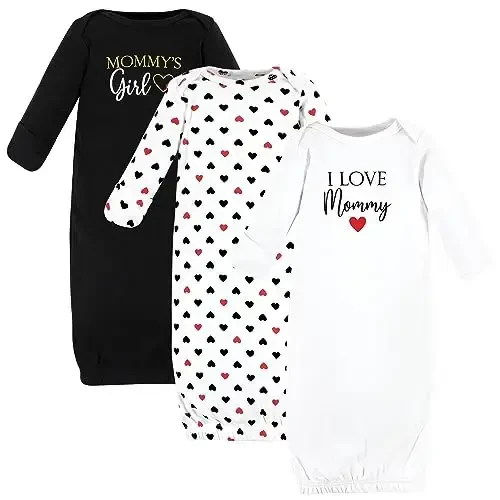 Hudson Baby Unisex Baby Cotton Gowns - 1
