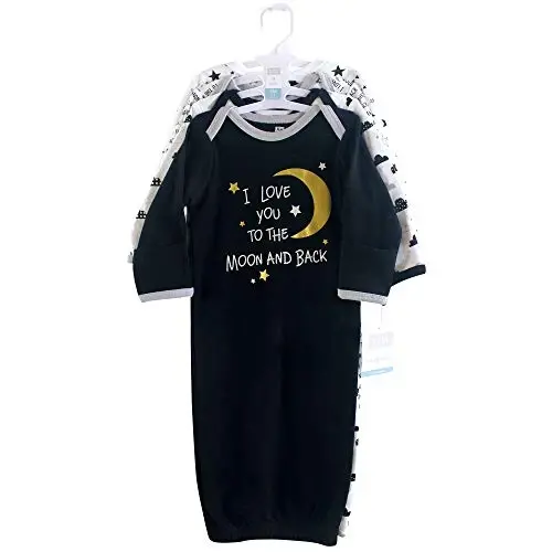 Hudson Baby unisex-baby Cotton Gowns - 2
