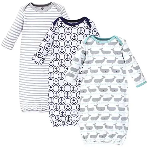 Hudson Baby unisex-baby Cotton Gowns - HUDSON BABY