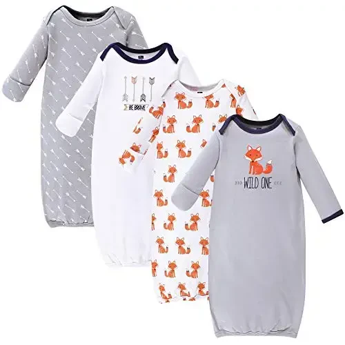 Hudson Baby Unisex Baby Cotton Gowns - BABYVISION INC.