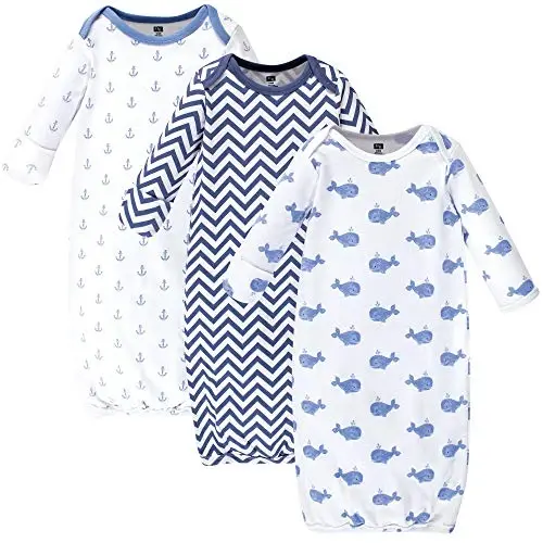 Hudson Baby Unisex Baby Cotton Gowns 