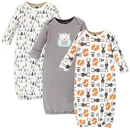 Hudson Baby Unisex Baby Cotton Gowns 