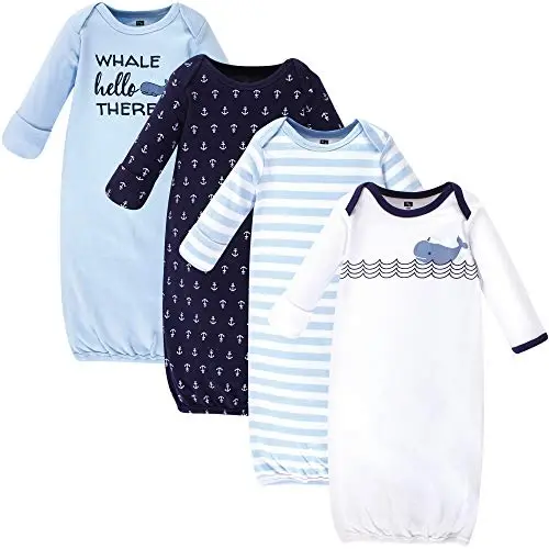 Hudson Baby Unisex Baby Cotton Gowns - BABYVISION INC.