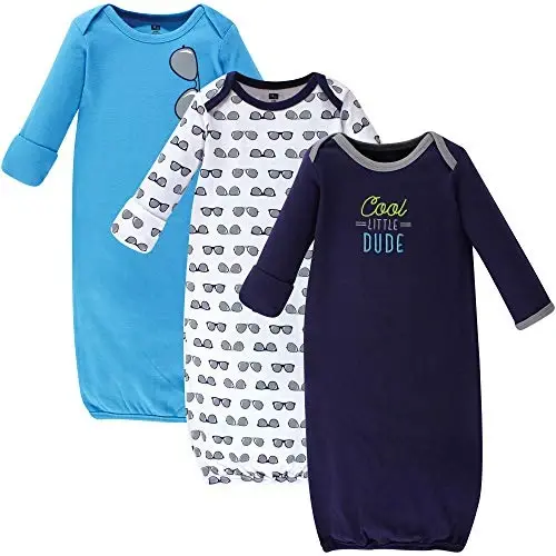 Hudson Baby Unisex Baby Cotton Gowns - 1