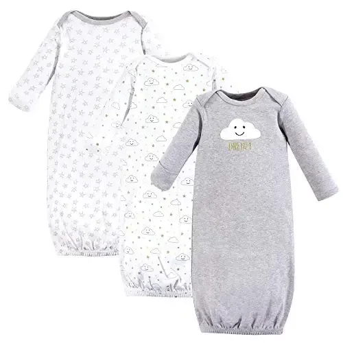 Hudson Baby Unisex Baby Cotton Gowns 