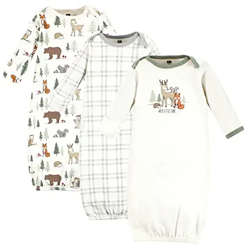 Hudson Baby unisex-baby Cotton Gowns 