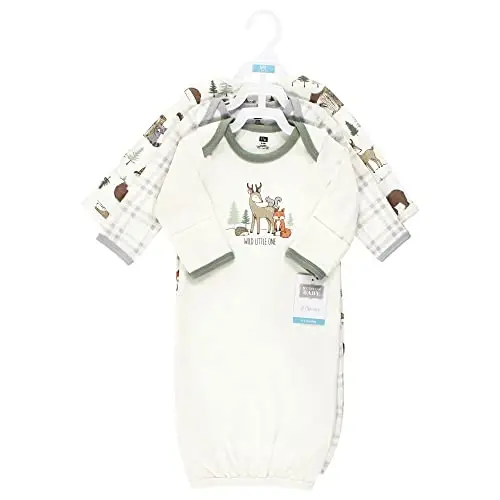 Hudson Baby unisex-baby Cotton Gowns - HUDSON BABY (1)