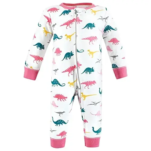 Hudson Baby Unisex Baby Cotton Sleep and Play - 3