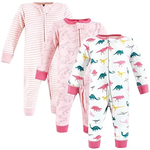 Hudson Baby Unisex Baby Cotton Sleep and Play 