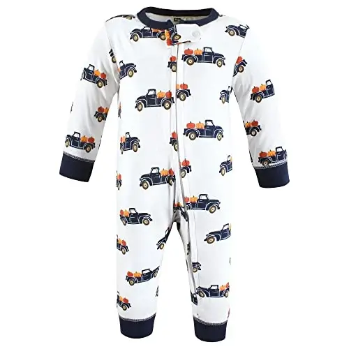 Hudson Baby Unisex Baby Cotton Sleep and Play - 3